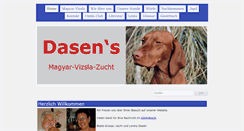 Desktop Screenshot of dasens-vizsla.ch